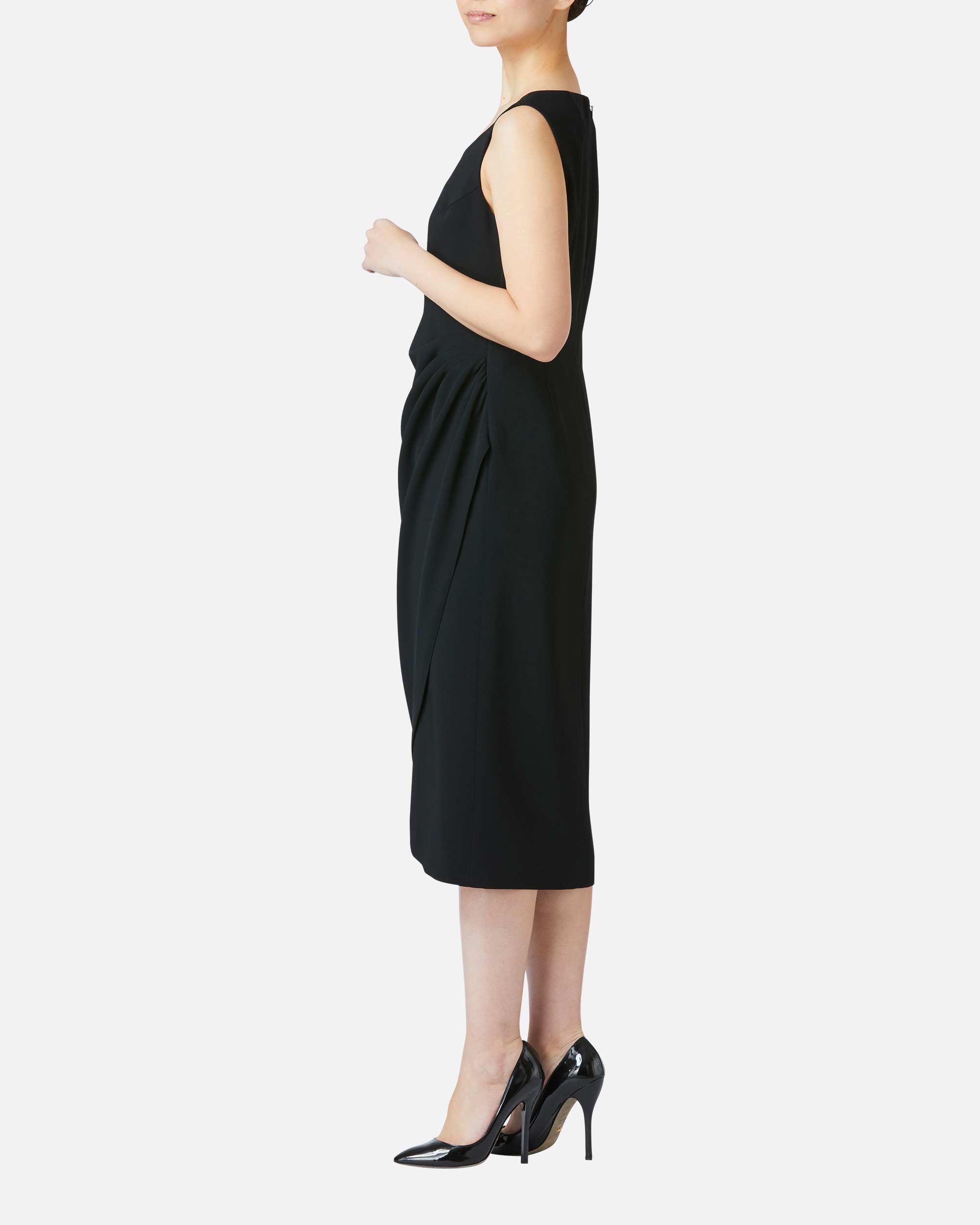 jun ashida - クレープドレープワンピース | ONLINE STORE
