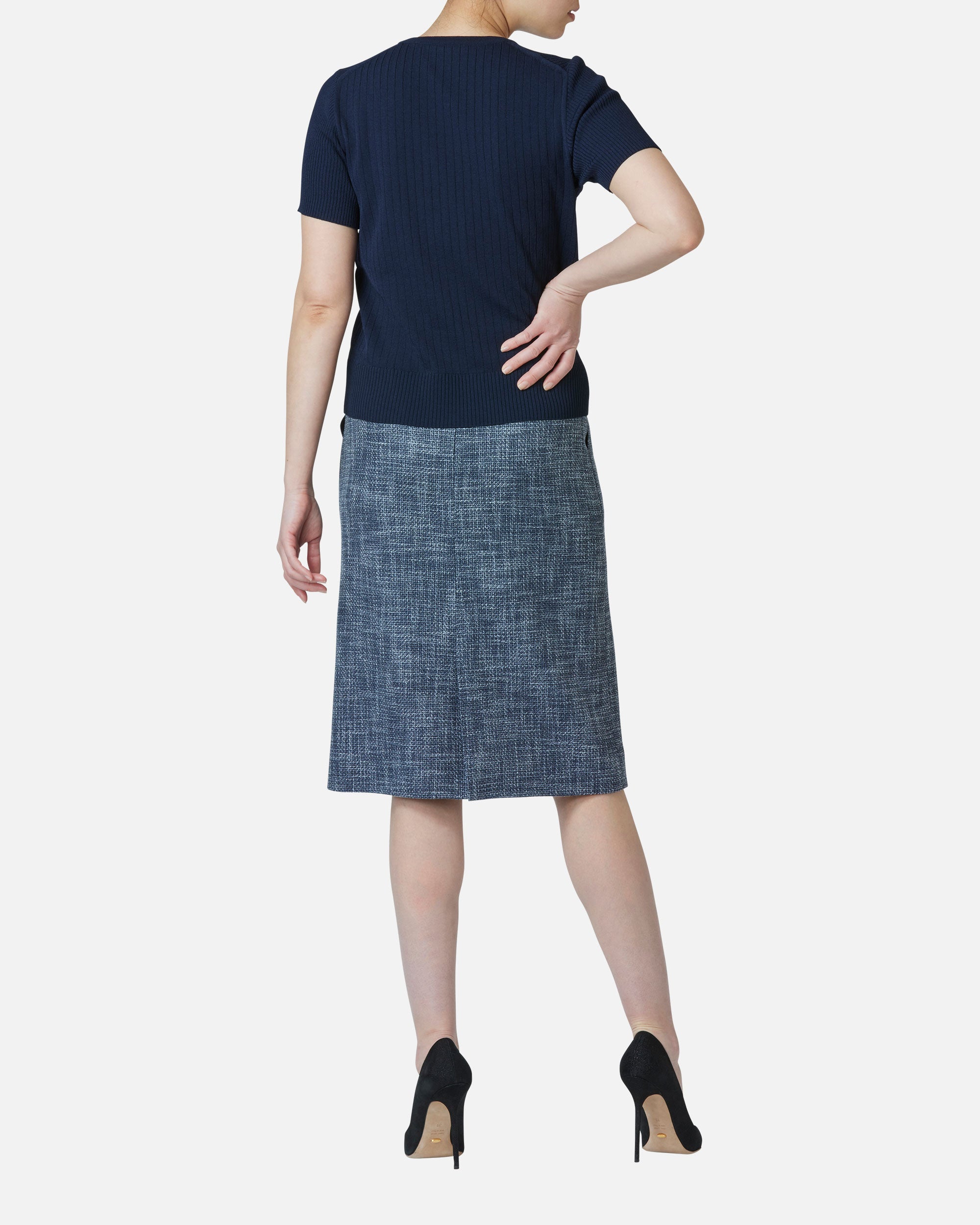 ソフトサマーツイードタイトスカート